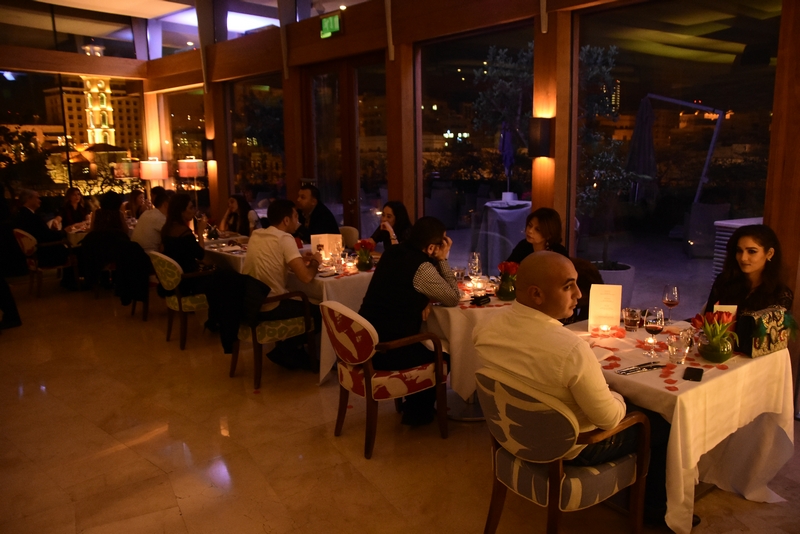 Love at le gray with an enchanting dinner at Indigo on the Roof